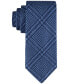 Фото #3 товара Men's Large Houndstooth Plaid Tie