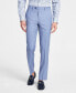 Men's Slim-Fit Wool Sharkskin Suit Pants, Created for Macy's