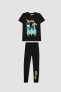 Erkek Çocuk Batman Kısa Kollu Pijama Takımı B5575a824sp