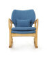Фото #1 товара Benny Mid-Century Modern Tufted Rocking Chair with Accent Pillow