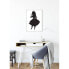 Wandbild Alice Silhouette