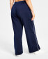 Plus Size Pull-On Drawstring-Waist Tricot Pants