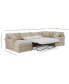 Фото #13 товара Wrenley 138" 4-Pc. Fabric Modular Chaise Sleeper Sectional Sofa, Created for Macy's