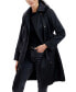 Women's Double-Breasted Hooded Trench Coat, Created for Macy's