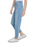 ფოტო #3 პროდუქტის Women's Raw-Hem Straight-Leg Denim Jeans