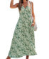 ფოტო #1 პროდუქტის Women's Ditsy Floral Halterneck Maxi Beach Dress