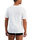 Фото #2 товара Men's Authentic 5-Pk. Solid Cotton V-Neck T-Shirts