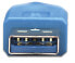 Фото #3 товара Techly ICOC-U3-AA-10-EX - 1 m - USB A - USB A - USB 3.2 Gen 1 (3.1 Gen 1) - 5000 Mbit/s - Blue
