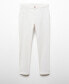 Фото #1 товара Men's Cotton Tapered Crop Pants