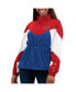 ფოტო #1 პროდუქტის Women's Royal, Red Buffalo Bills Tie Breaker Lightweight Quarter-Zip Jacket