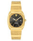 Men's Swiss Gold Ion Plated Stainless Steel Bracelet Watch 44mm