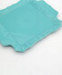 Chloe Turquoise Square Platter with Handles