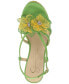 Фото #4 товара Visela Flower Detail Platform Espadrille Wedge Sandals