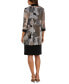 Women's Necklace Dress & Printed Jacket