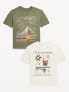 Фото #1 товара Short-Sleeve Graphic T-Shirt 2-Pack for Boys