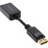 Фото #1 товара InLine DisplayPort to HDMI Adapter with Audio male / female black - DisplayPort - HDMI Type A (Standard) - Male - Female - Black