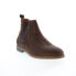 Фото #3 товара Bruno Magli Simon BM3SIMC0 Mens Brown Leather Slip On Chelsea Boots