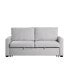 Фото #2 товара White Label Aragon 77" Convertible Studio Sofa with Pull-Out Bed