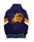 ფოტო #2 პროდუქტის Men's Purple Phoenix Suns Force Play Satin Hoodie Half-Zip Jacket