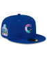 Фото #1 товара Men's Royal Chicago Cubs 2016 World Series Polar Lights 59FIFTY Fitted Hat