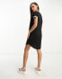 JDY mini t-shirt dress in black