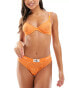 Фото #8 товара Calvin Klein CK 96 unlined demi bra in orange animal lace