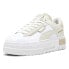 Puma Mayze Crashed Selflove Platform Womens Beige, White Sneakers Casual Shoes