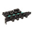 Фото #1 товара Lamptron CP436 - 4 channels - Black,Green - Rotary - 3-pin connector,4-pin connector - Molex (4-pin) - 2 - 12 V