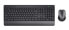 Trust Trezo - Full-size (100%) - RF Wireless - Membrane - QWERTY - Black - Mouse included