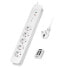 Фото #1 товара LogiLink ZUB Power Outlet Strip 5-port White