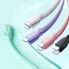 Kabel przewód Multi-Color Series USB-C - USB-C 60W szybki transfer 1m fioletowy