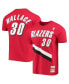 Фото #1 товара Men's Rasheed Wallace Red Portland Trail Blazers Hardwood Classics Player Name and Number T-shirt