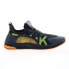 French Connection Duke FC7149L Mens Black Canvas Lifestyle Sneakers Shoes 8