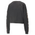 Фото #4 товара Puma Train French Terry Crew Neck Long Sleeve Sweatshirt Plus Womens Black 5226