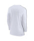 ფოტო #4 პროდუქტის Men's Michigan Wolverines 2024 Sideline Coach UV Performance Long Sleeve T-Shirt