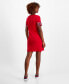 ფოტო #2 პროდუქტის Women's Cotton Striped Tape-Trim T-Shirt Dress