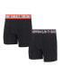 ფოტო #1 პროდუქტის Men's Cincinnati Bengals Gauge Knit Boxer Brief Two-Pack