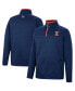 Men's Navy Illinois Fighting Illini Rebound Quarter-Snap Jacket