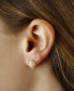 ფოტო #3 პროდუქტის Gemstone Twist Gallery Stud Earring Set in 14k Gold