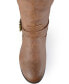 ფოტო #2 პროდუქტის Women's Wide Calf Spokane Studded Knee High Boots