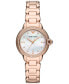 ფოტო #1 პროდუქტის Women's Rose Gold-Tone Stainless Steel Bracelet Watch 32mm