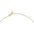 Gold-plated necklace with clear zircon Silver LPS10AWV09