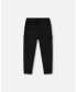 ფოტო #3 პროდუქტის Boy Parachute Jogger Cargo Pants Black - Child