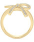 Diamond Bow Ring (1/4 ct. t.w.) in 14k Yellow or Rose Gold, Created for Macy's
