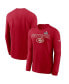 ფოტო #1 პროდუქტის Men's Scarlet San Francisco 49ers Super Bowl LVIII Local Long Sleeve T-shirt