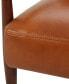 Фото #9 товара Jollene 29" Leather Winged Accent Chair, Created for Macy's