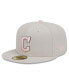 Men's Khaki Cleveland Guardians 2023 Mother's Day On-Field 59FIFTY Fitted Hat