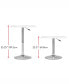 Фото #3 товара Adjustable Height Square Bar Table