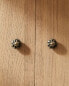 Фото #1 товара Ceramic flower door knob (pack of 2)