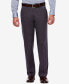 Фото #1 товара Men's Premium No Iron Khaki Classic Fit Flat Front Hidden Expandable Waist Pant